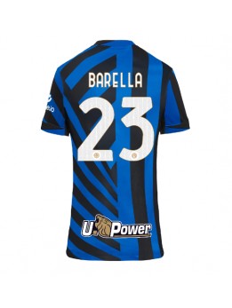 Inter Milan Nicolo Barella #23 Replika Hemmakläder Dam 2024-25 Kortärmad